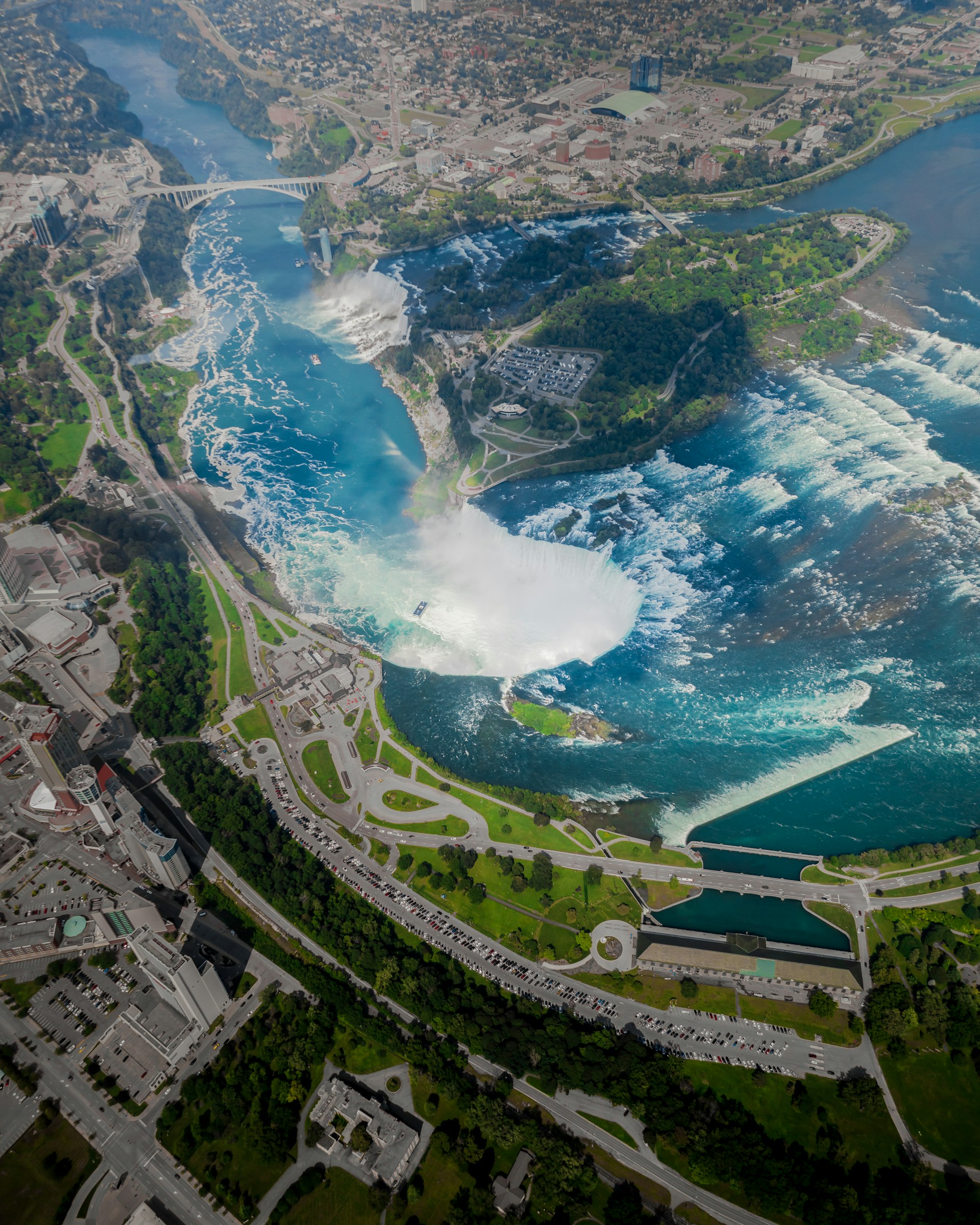 drone shot - niagara falls - stay niagara